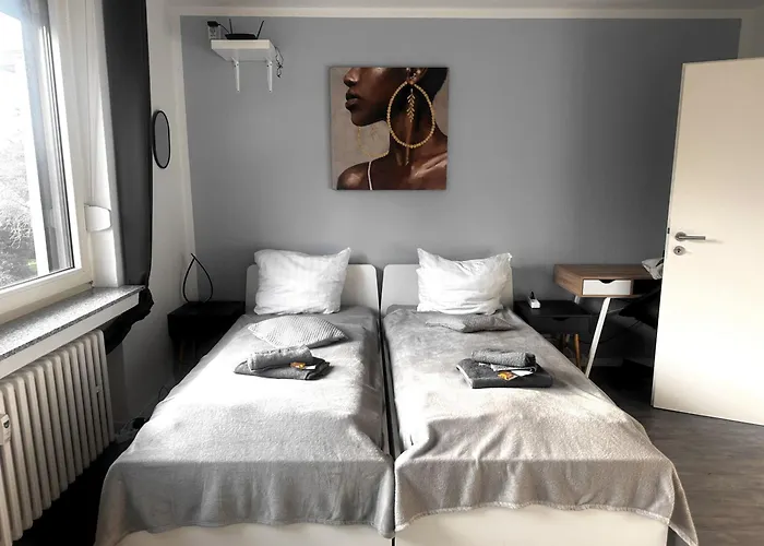 Vaz Apartments Essen, Kueche, Wlan, Tv, Netflix, Ca 15 Min Messe U Hbf